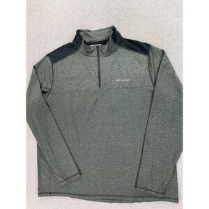 Columbia Half Zip Long Sleeve Pullover Top‎ (Men's XL) Gray